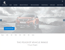 Tablet Screenshot of peugeot-brunei.com